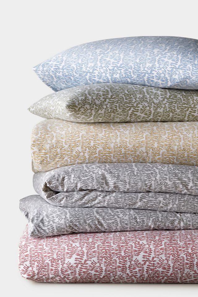 Peacock Alley Fern Percale Duvet Cover #2
