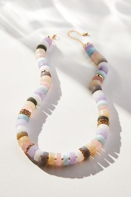 Shades of Sea Frosted Gem Necklace | Anthropologie