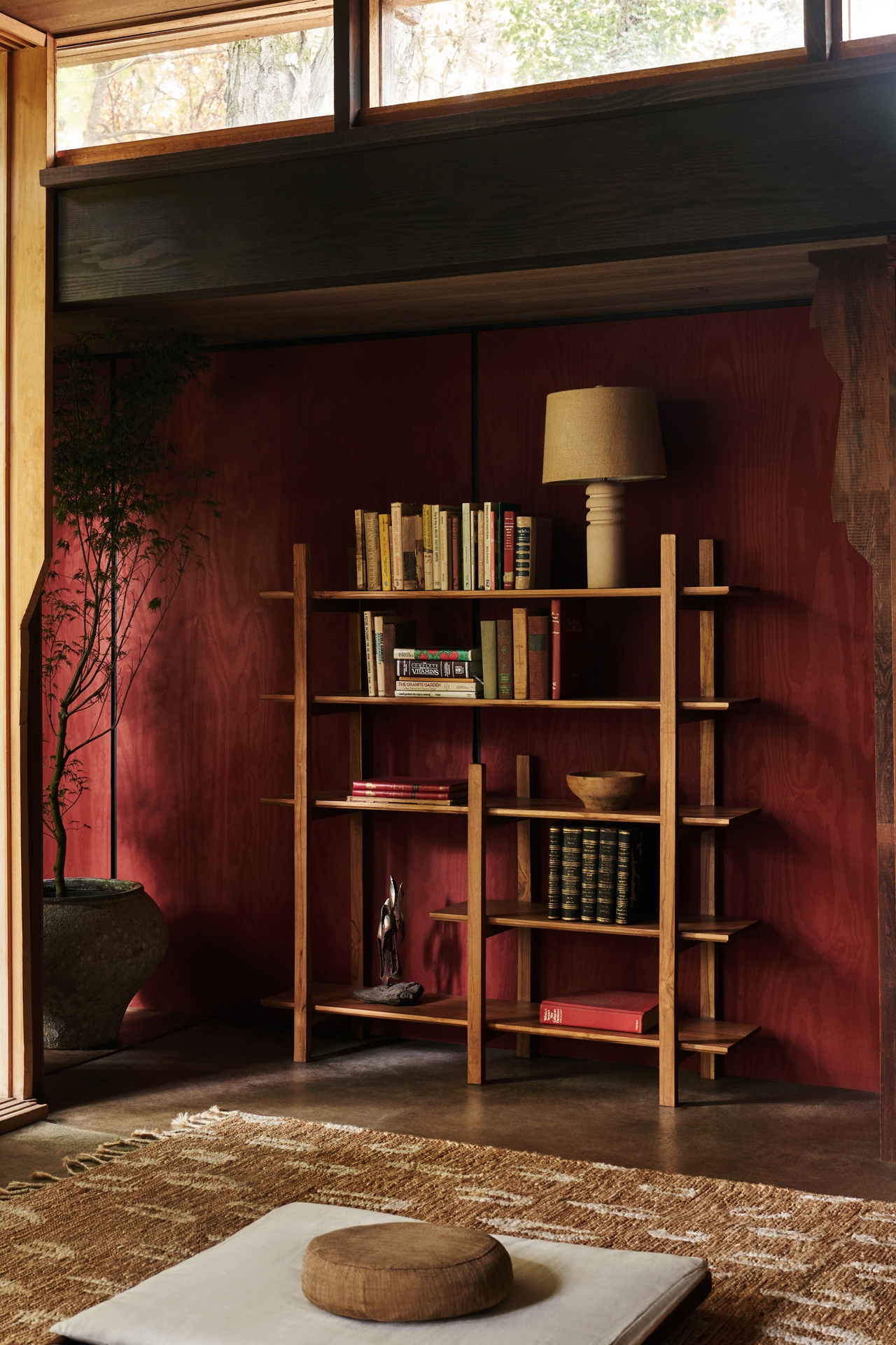 MasayaCo Teak Maderas Bookshelf