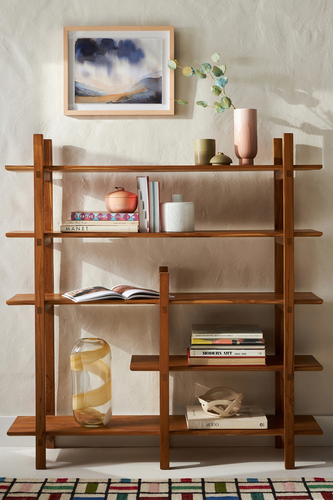 MasayaCo Teak Maderas Bookshelf