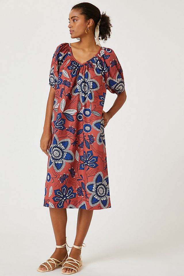 Sundry Floral Midi Dress | Anthropologie
