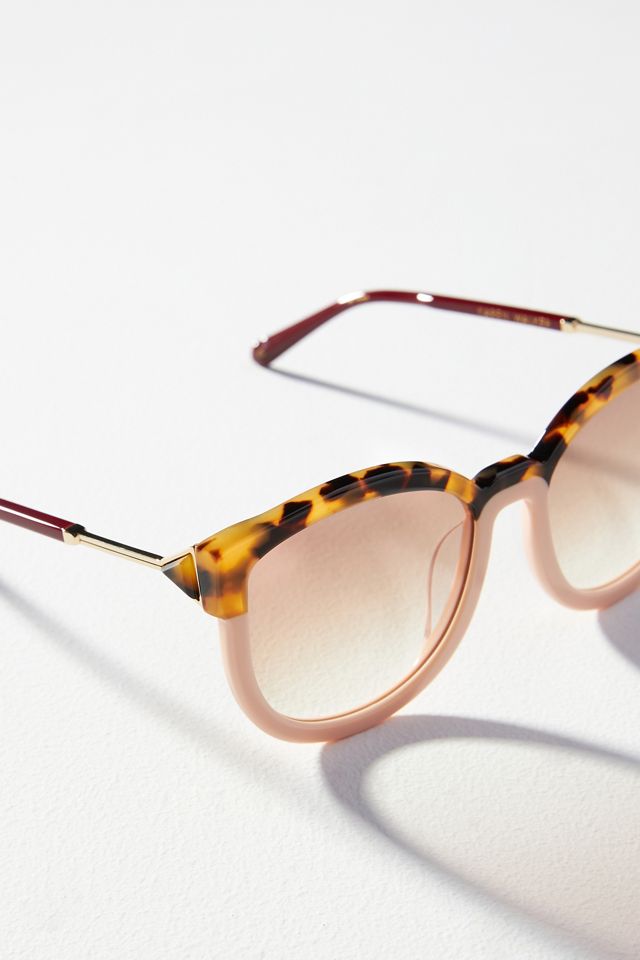 Karen Walker Super Hybrid Oversized Sunglasses | Anthropologie
