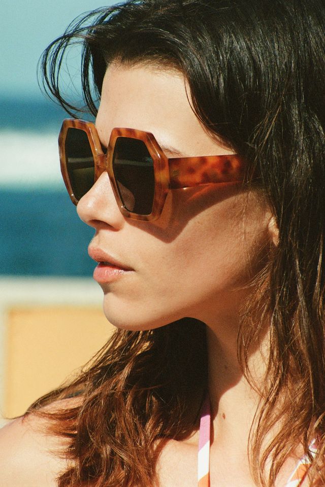 I-SEA Geometric Circle Sunglasses