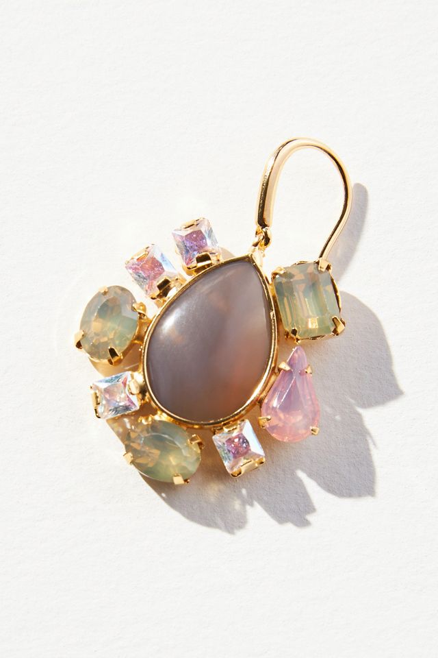 Shades of Sea Stone Earrings #1