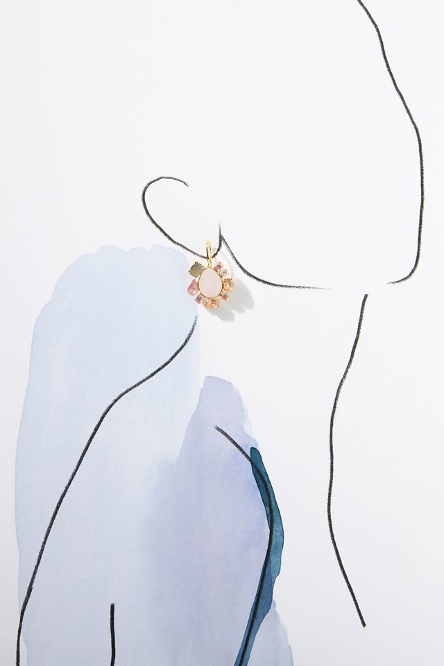 Shades of Sea Stone Earrings #2