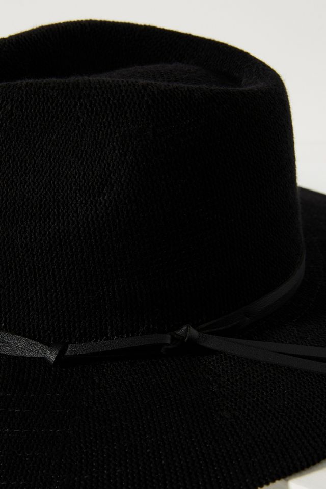 Anthropologie x Wyeth Classic Black Nubby Fedora Hat Wyeth Classic Nubby Fedora | Anthropologie main image 2