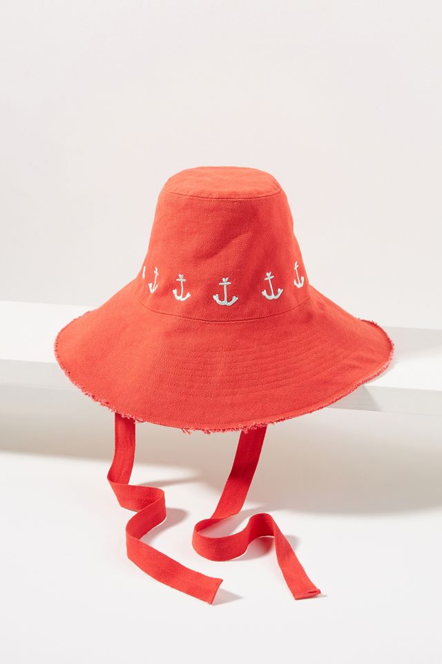 Kerri Rosenthal Anchor Bucket Hat | Anthropologie