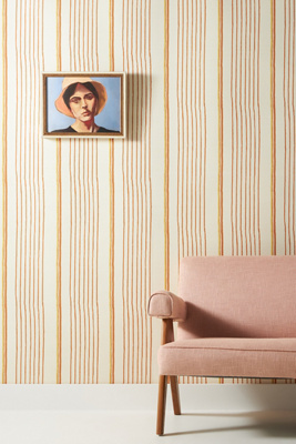 Stripe Grasscloth Wallpaper - Thumbnail 2