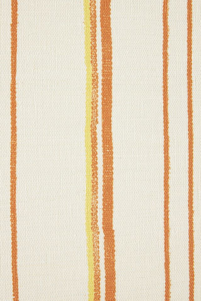 Viney Stripe Grove Grasscloth Wallpaper