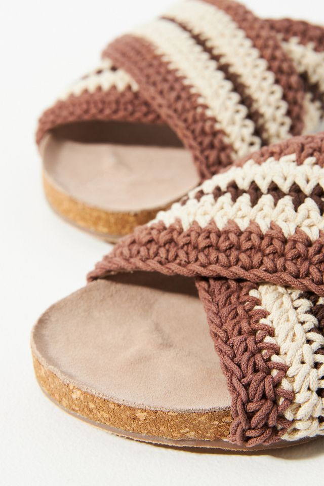 Crochet Cross-Strap Sandals #2