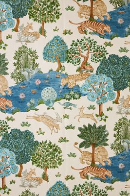 Sanderson Pamir Garden Landscapes Cream Nettle Wallpaper