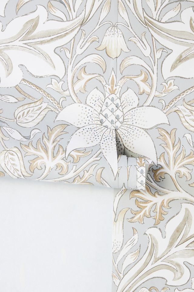 Morris & Co. Simply Severn Floral Wallpaper #2