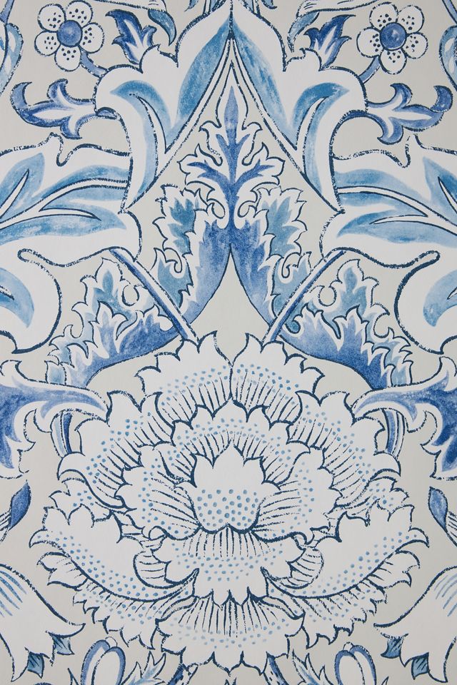 Morris & Co. Simply Severn Floral Wallpaper #2