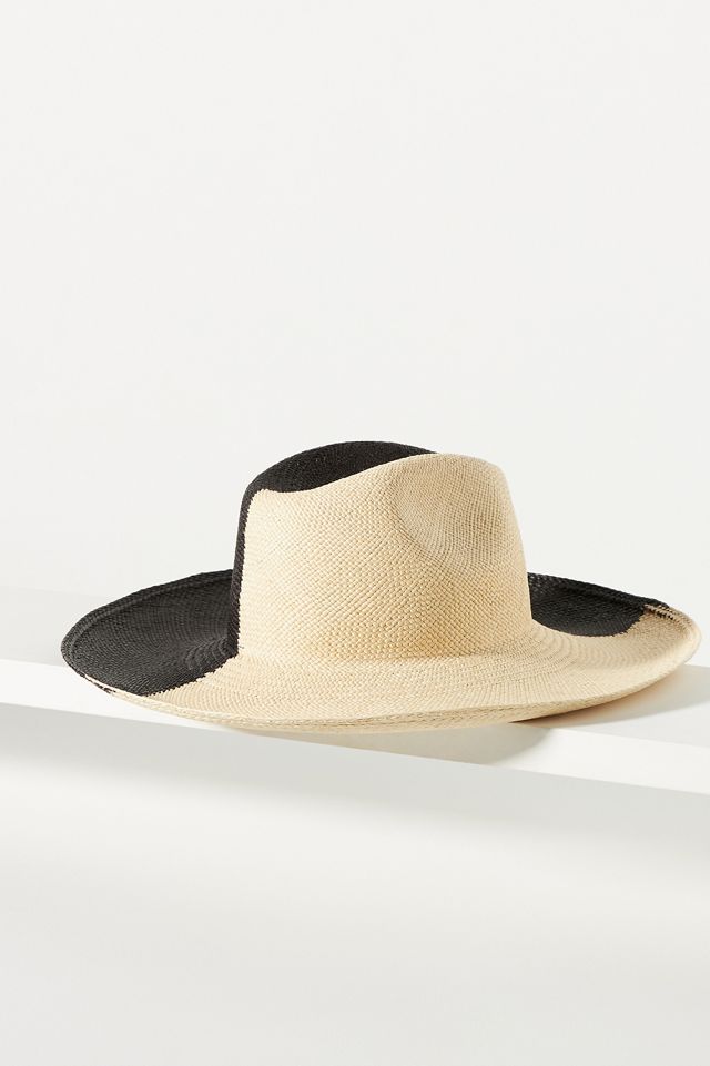 Chapeau rancher en paille bicolore Artesano #2