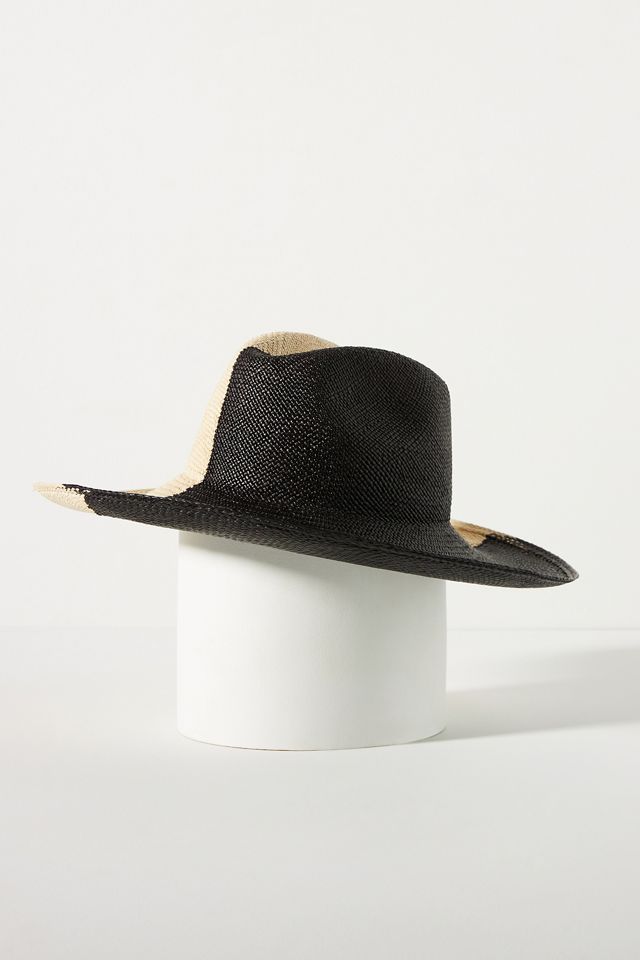 Chapeau rancher en paille bicolore Artesano #3