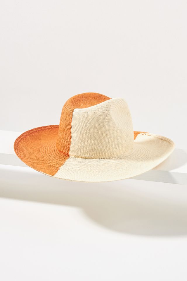 Chapeau de paille bicolore Artesano #1