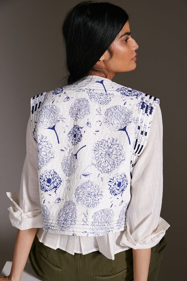 Quilted Floral Vest #2