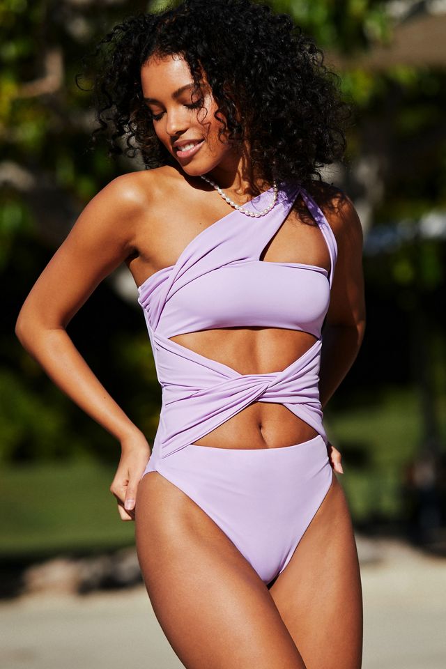 Agua Bendita Gemma Twist One-Piece Swimsuit | Anthropologie