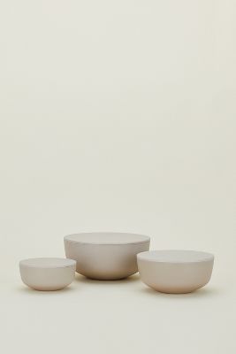 Hawkins New York Set of 3 Essential Lidded Bowls in Blush