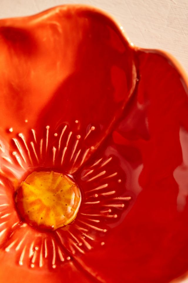 Orange Poppy Bowl #4