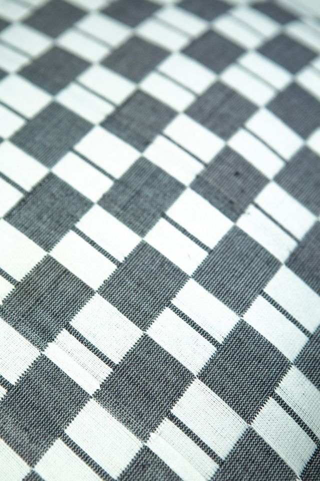 Archive New York Checkered Suzani Pillow #3