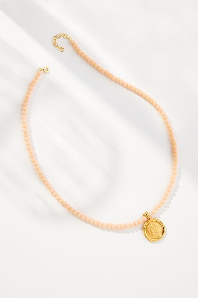 Hermina Athens Hercules Crystal Necklace | Anthropologie