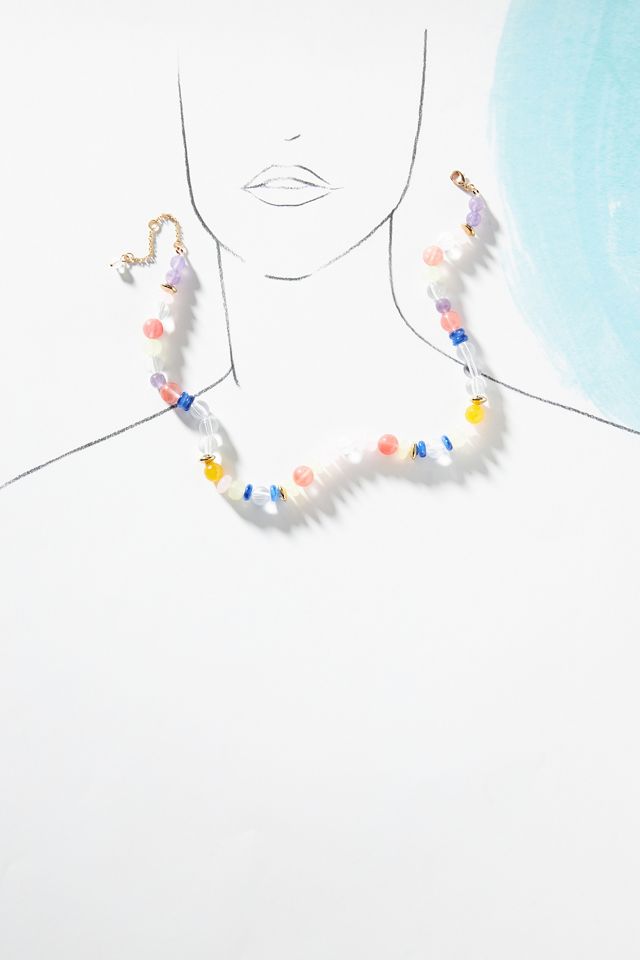 Multi-Colored Beaded Necklace #2