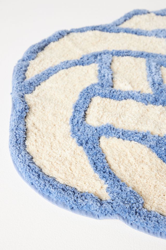 Ocean Plait Knot Bath Mat #1
