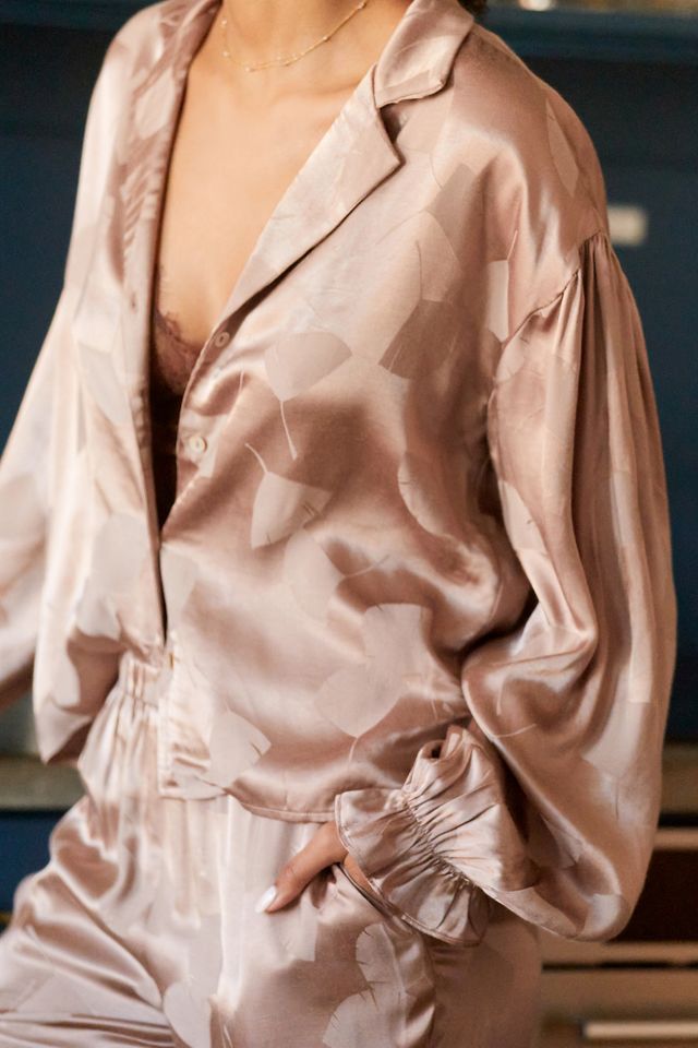 Amadi Silky Long-Sleeve Top #1