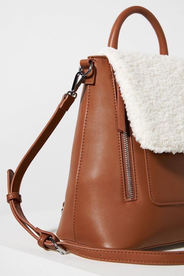 Sherpa-Trimmed Backpack #2