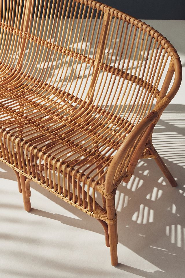 Pari rattan chair by deals anthropologie in beige size all