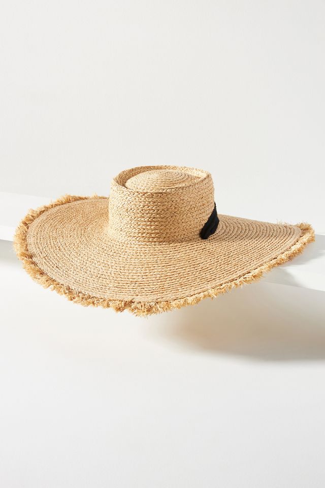 Lack of Color Straw Wide Hat #1