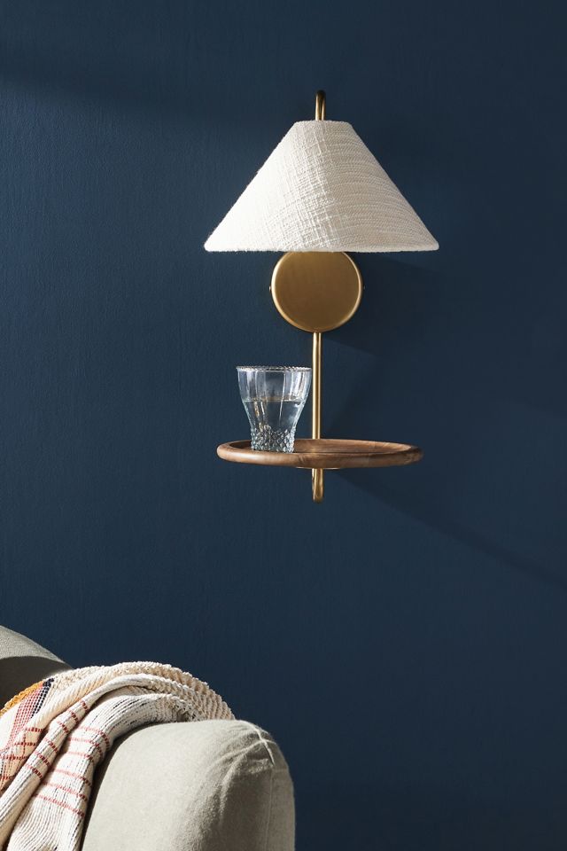 Henry Linen Sconce #1