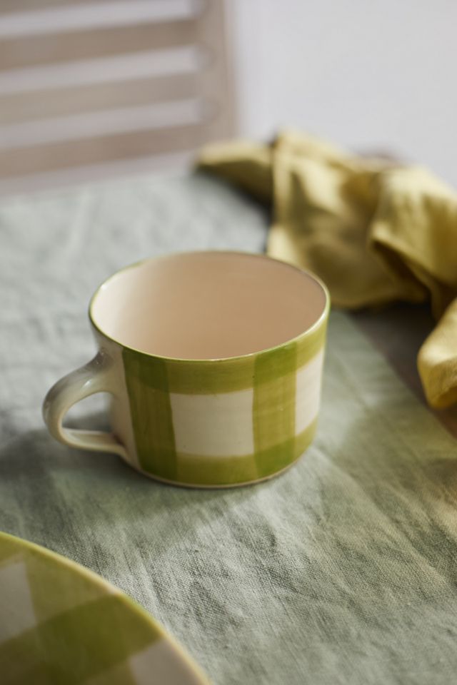Gingham Mug