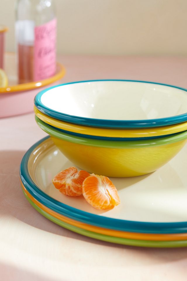 Color Drop Enamel Bowl #2