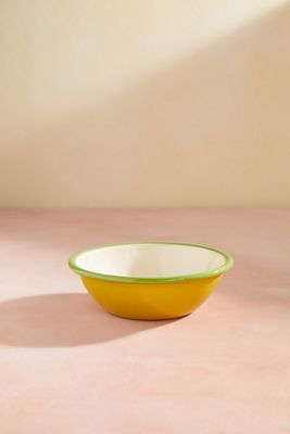 Color Drop Enamel Bowl
