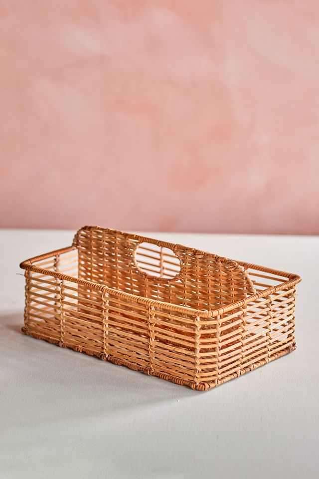 Rattan Storage Caddy, Rectangle #1