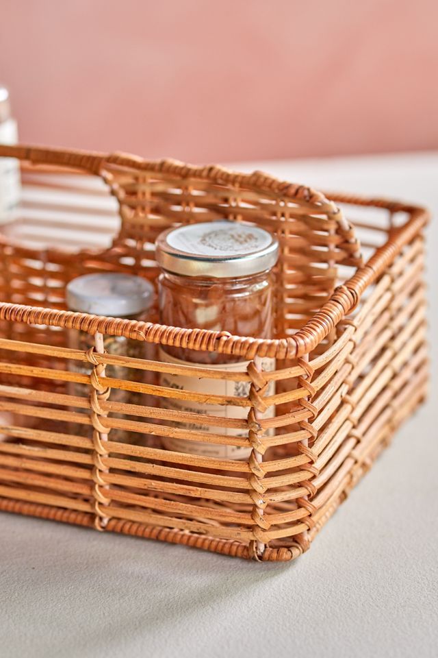 Rattan Storage Caddy, Rectangle #2