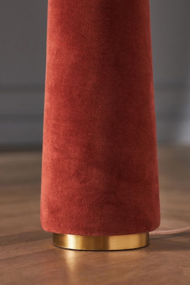 Lulu Velvet Empire Floor Lamp #3