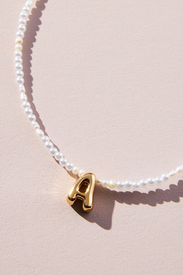 Monogram Mother-Of-Pearl Necklace #2