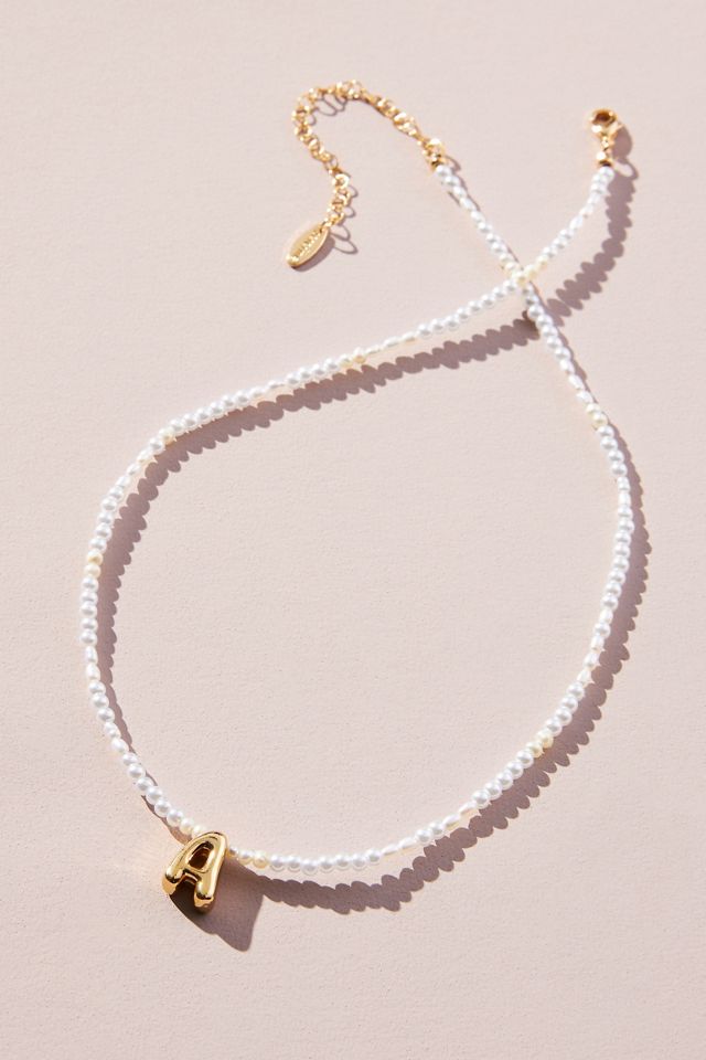 Monogram Mother-Of-Pearl Necklace #1