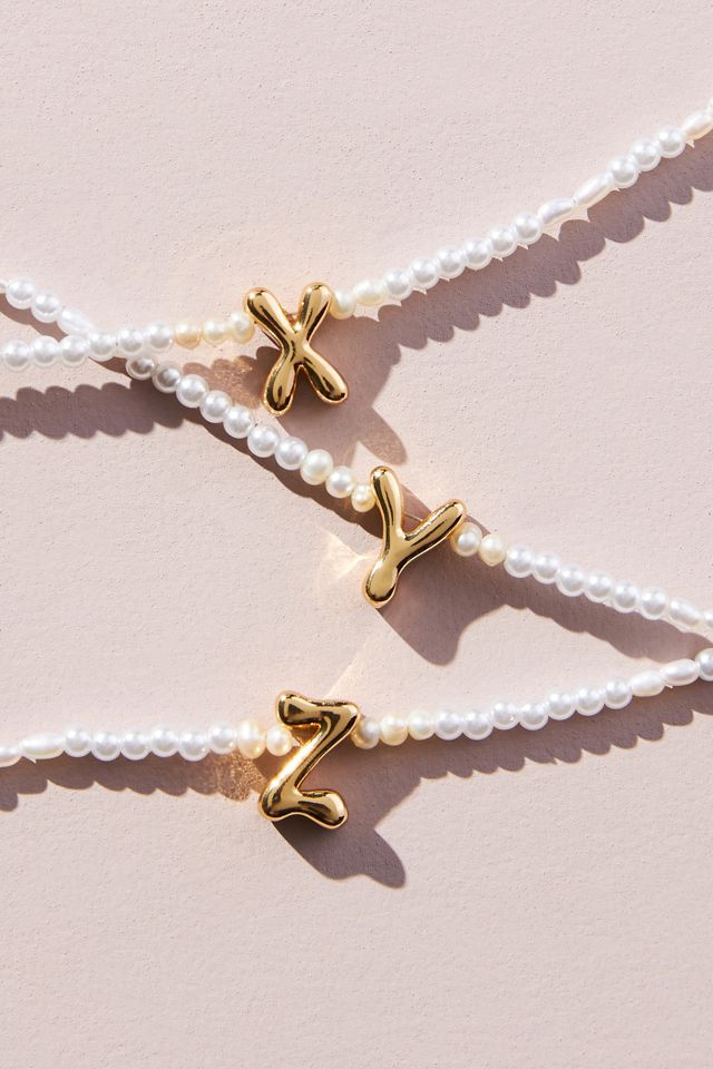 Monogram Mother-Of-Pearl Necklace #1