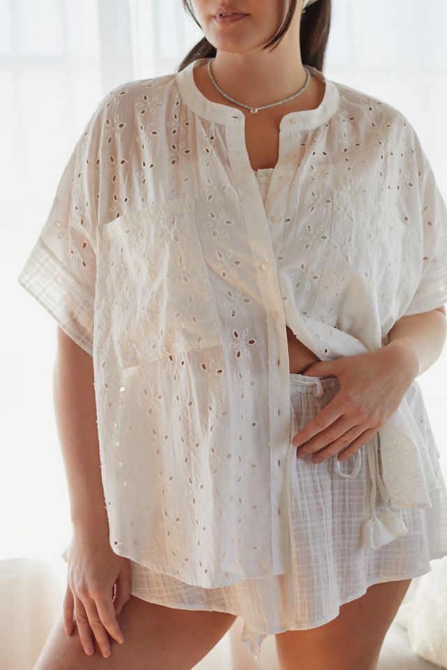 Eyelet Three-Piece Bra Top Set #9