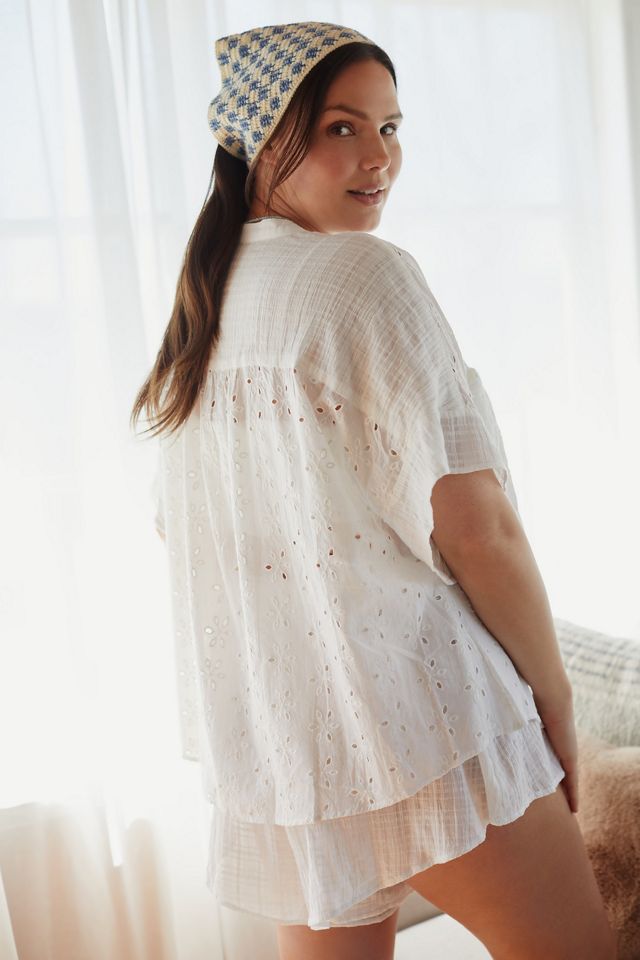 Eyelet Three-Piece Bra Top Set #12