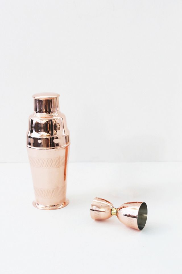 Coppermill Kitchen Vintage Inspired Cocktail Shaker & Jigger Set