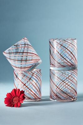 Matilda Goad & Co. Swirl Double Old Fashioned Glasses, Set of 4