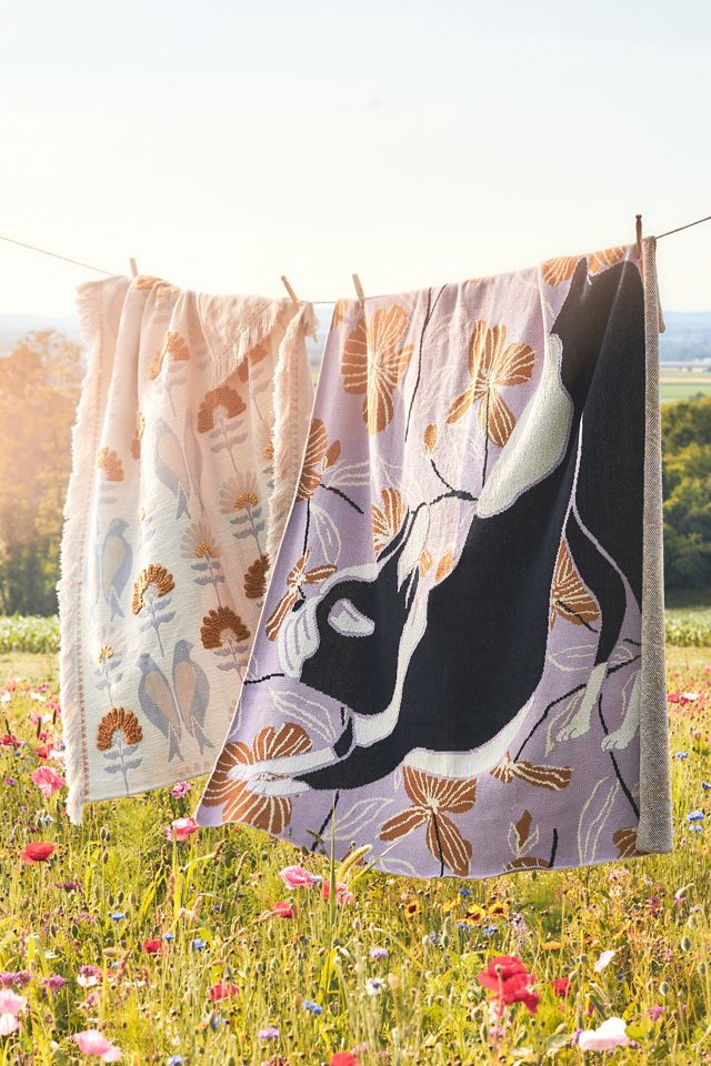 Textured Myristica Throw Blanket #2