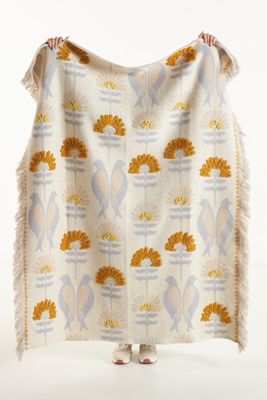 Textured Myristica Throw Blanket