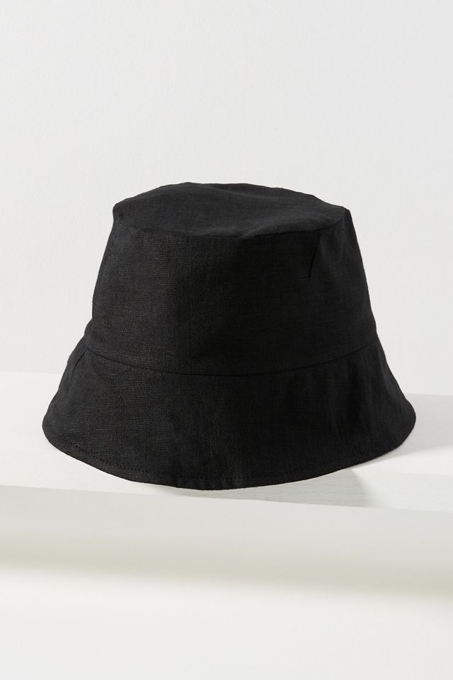 Anthropologie Van Palma linen bucket hat one size Van Palma Saul Linen Bucket Hat | Anthropologie main image 2