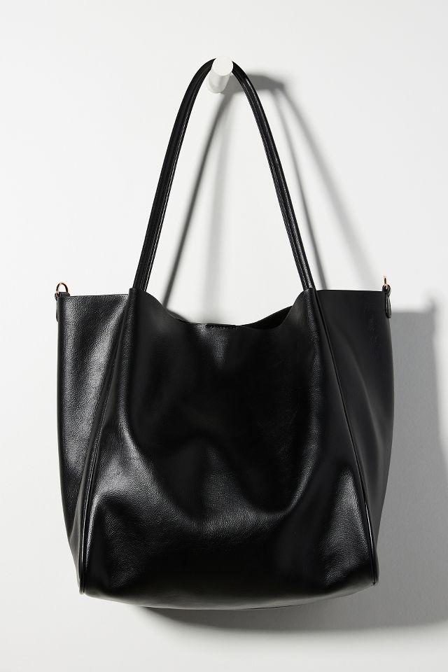 Black Leather Tote